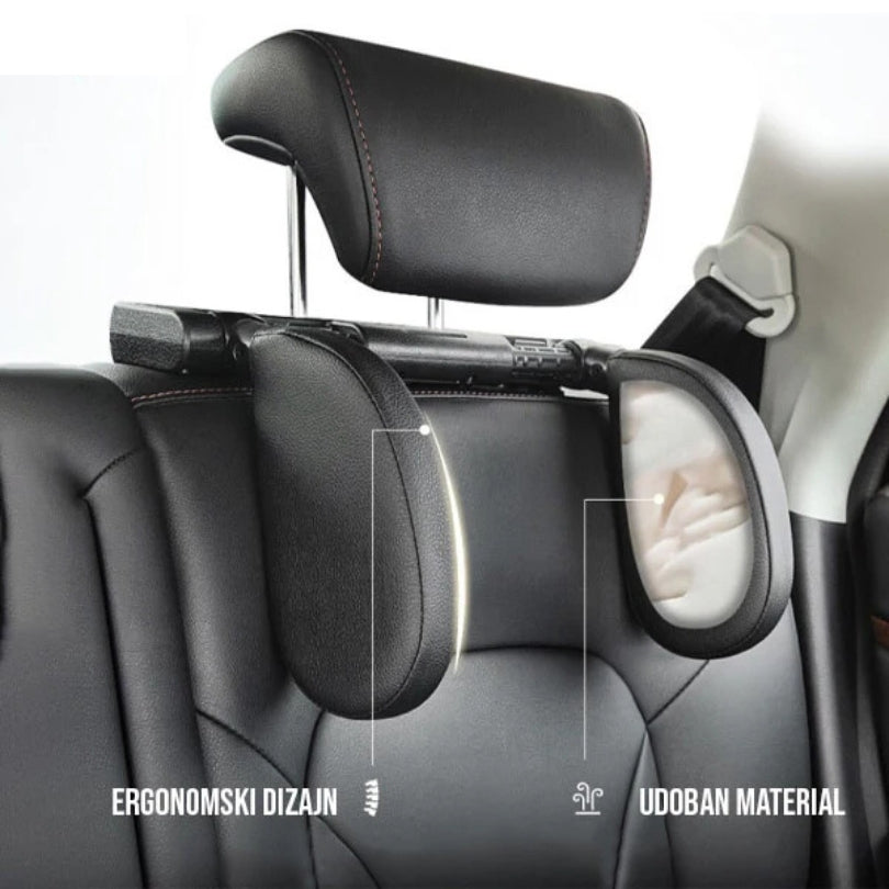 Naslon za glavu za auto sedište u crnoj boji