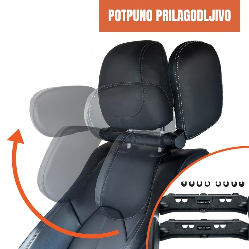 Naslon za glavu za auto sedište u crnoj boji