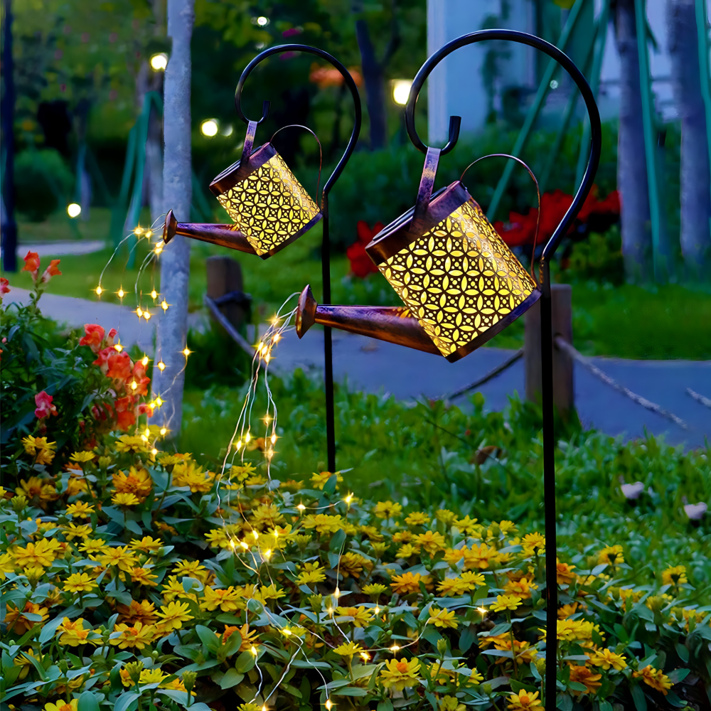 Solarna lampa u obliku kante